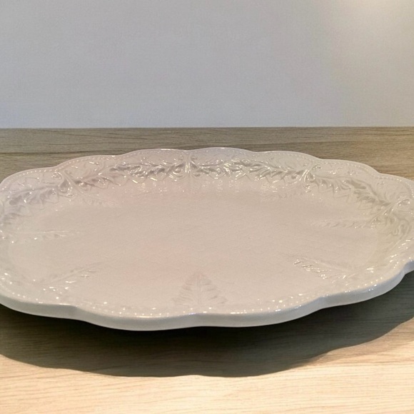 Vintage Abrigada Portugal Creamware Decma Dinner Plate Strata Group Platter - Picture 1 of 5